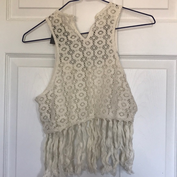 A&F Crop tassel festival top - Picture 6 of 7